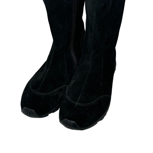 Jeffrey Campbell Endurance Black Suede Flat boots women's size 9.5 NEW $325 - Picture 6 of 8